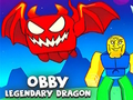 Gêm Obby Ddraig chwedlonol  ar-lein