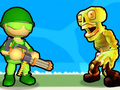 Gêm Dinistrio Zombie Stickman  ar-lein