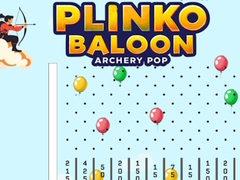 Gêm Plinko Ballon Saethyddiaeth Bop  ar-lein