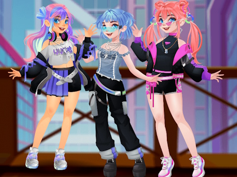 Gêm Teen Techwear ar-lein