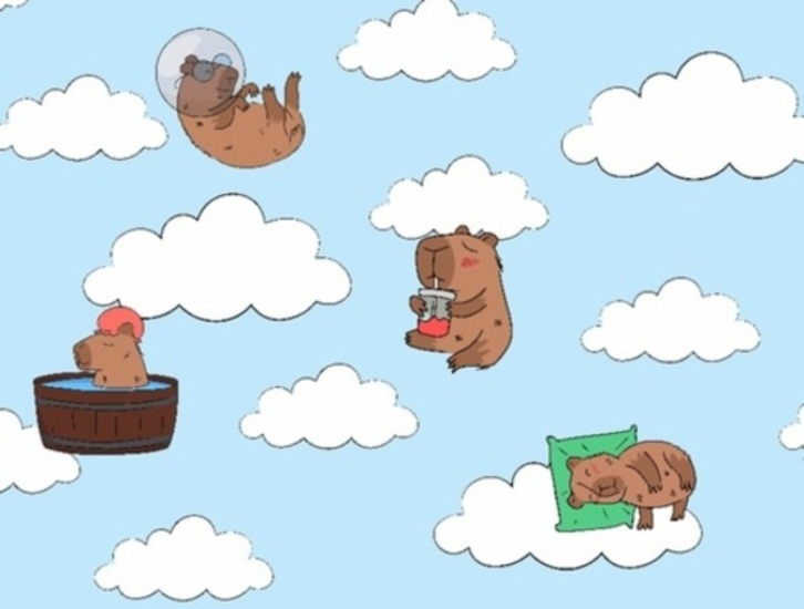 Gêm 100 Capybaras Cudd  ar-lein