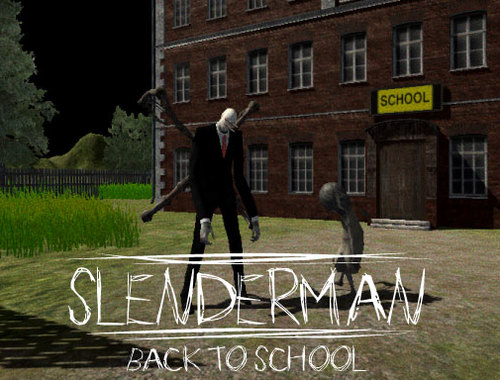 Gêm Slenderman Yn ôl i'r Ysgol  ar-lein