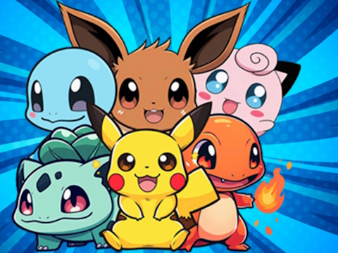 Gêm Llyfr Lliwio Pokémon  ar-lein