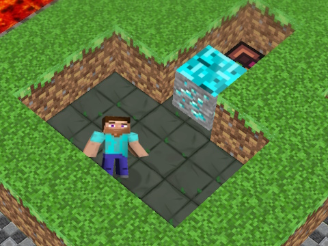 Gêm Drysfa 3D MineBlocks  ar-lein