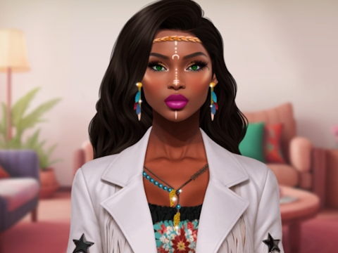 Gêm Gwisg-Up Chic Bohemaidd  ar-lein