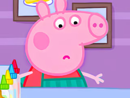 Gêm Pos Jig-so: Crempog Ffansi Peppa Pig  ar-lein