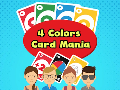 Gêm 4 Lliw Cerdyn Mania  ar-lein