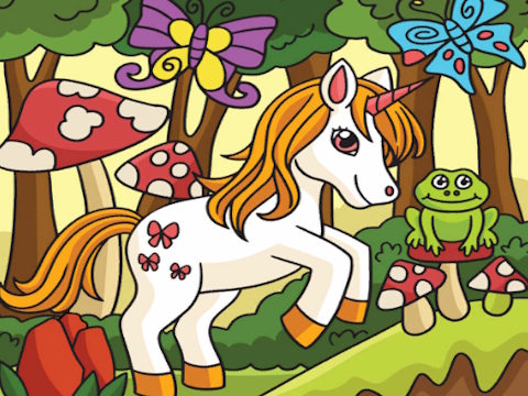 Gêm Unicorn Dewch o Hyd i'r Gwahaniaethau  ar-lein