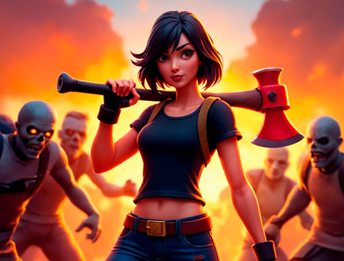 Gêm Dolen Goroeswyr Zombie City  ar-lein