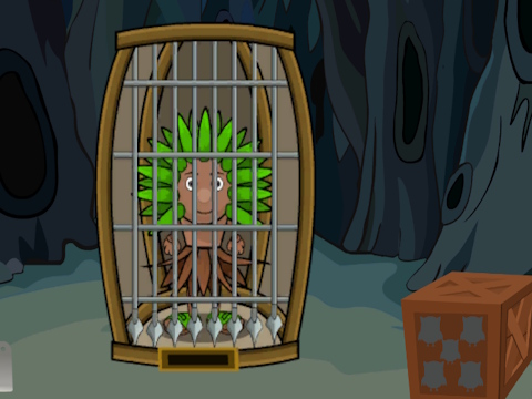 Gêm Achub Merch Tribal Ogof  ar-lein