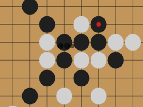 Gêm Gomoku: pum carreg yn olynol  ar-lein