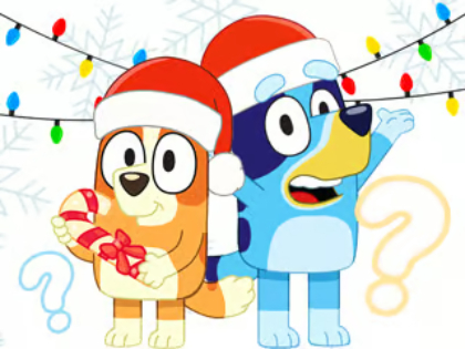 Gêm Cwis Plant: Cwis Nadolig Bluey  ar-lein