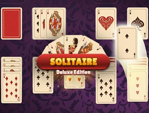 Gêm Argraffiad Solitaire Deluxe  ar-lein