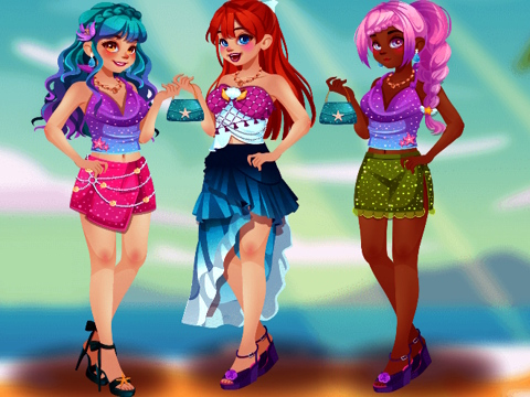 Gêm Craidd Mermaid Merch  ar-lein