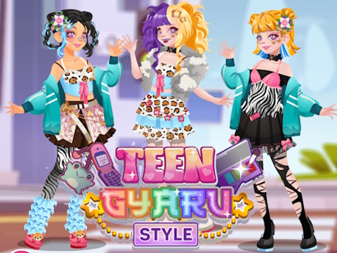 Gêm Arddull Gyaru Teen  ar-lein
