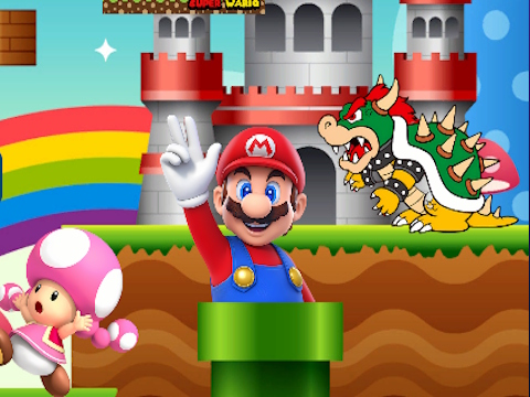 Gêm Gêm Cerdyn Cof Super Mario  ar-lein