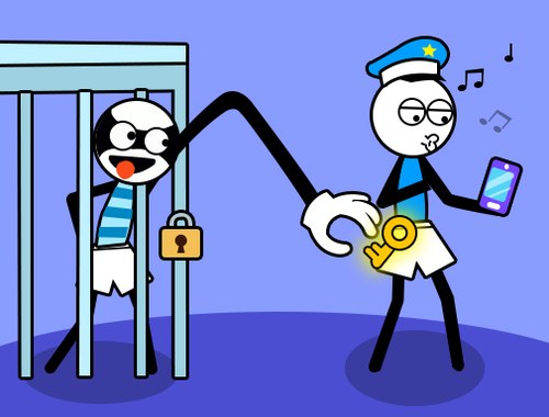 Gêm Pos Lleidr Trolio Stickman  ar-lein
