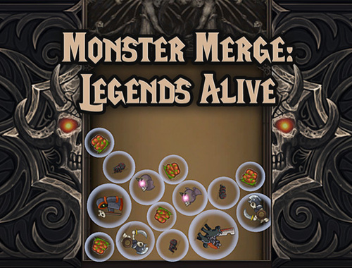 Gêm Monster Merge Chwedlau Yn Fyw  ar-lein