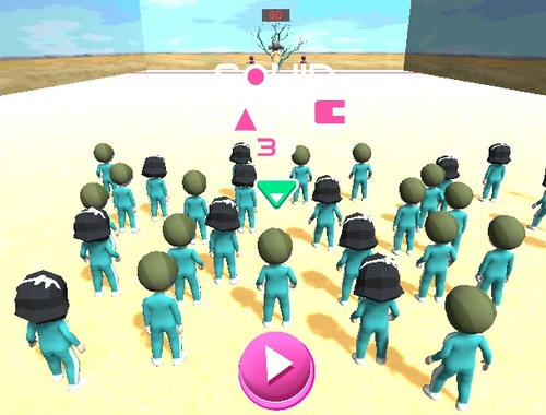 Gêm Ras Gêm Sgwid 3d  ar-lein