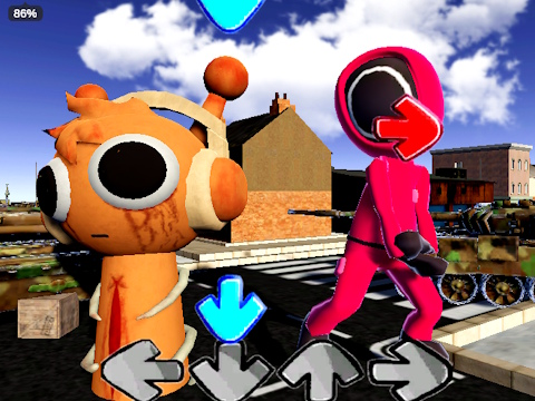 Gêm Gêm Ddawns Squid Sprunki  ar-lein