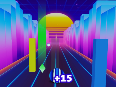 Gêm Neon dash ar-lein
