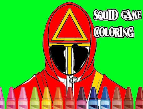Gêm Lliwio Gêm Squid  ar-lein