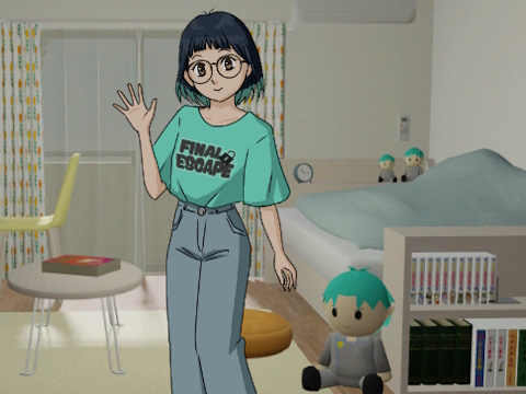 Gêm Dianc o Ystafell Oshikatsu Onna  ar-lein