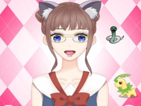 Gêm Merch Anime Ciwt Gwisgo Up  ar-lein