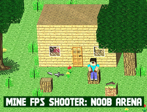 Gêm Mwynglawdd FPS Shooter: Noob Arena  ar-lein