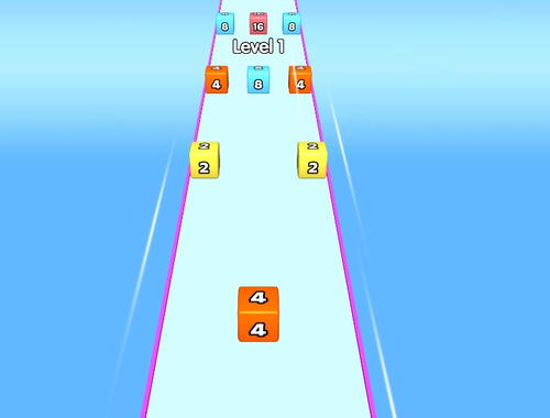 Gêm Jelly Run yn 2048  ar-lein