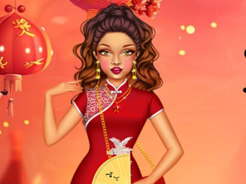 Gêm Lunar Chic: arddull dathlu  ar-lein