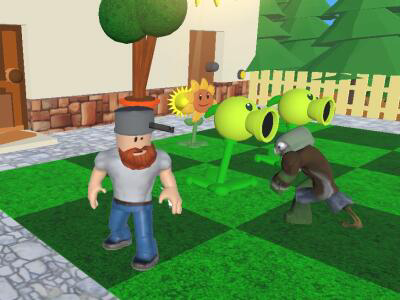 Gêm Planhigion vs zombies 3d  ar-lein