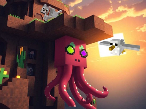 Gêm Anomaledd Squid Minecraft  ar-lein