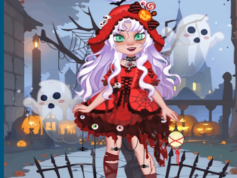 Gêm Gwneuthurwr Avatar Doll Calan Gaeaf  ar-lein