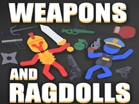 Gêm Arfau a ragdolls  ar-lein