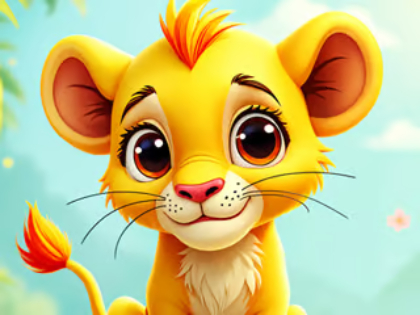 Gêm Pos Jig -so: Simba babi  ar-lein