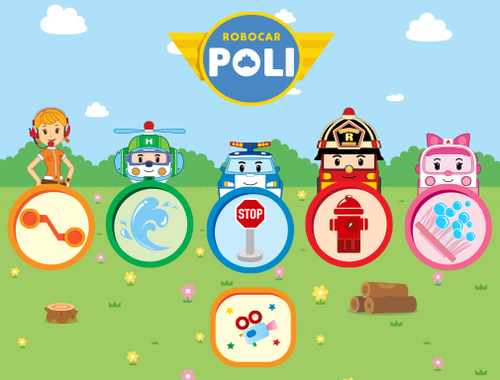 Gêm Poli Robocar  ar-lein