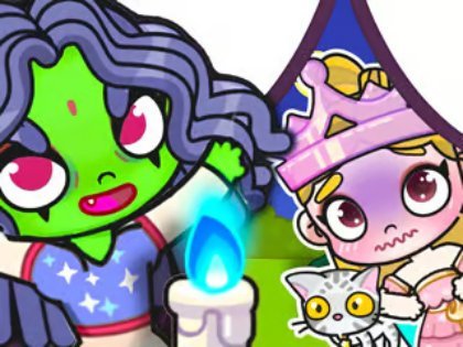Gêm Pos Jig -so: Elphaba a Glinda  ar-lein
