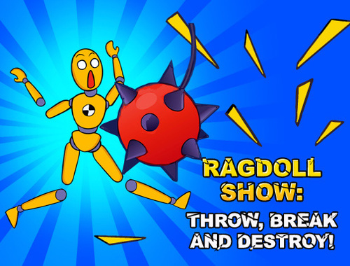 Gêm Sioe Ragdoll: taflu, torri a dinistrio!  ar-lein