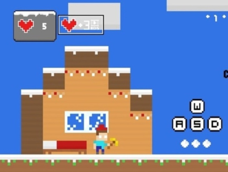 Gêm Bloc gaeaf miniCraft  ar-lein