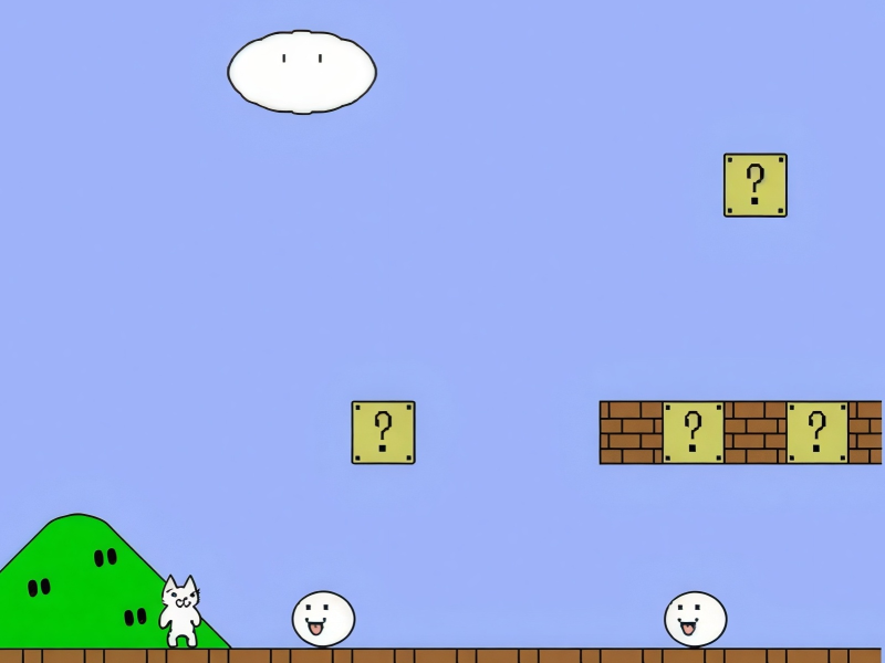 Gêm Cat Mario ar-lein