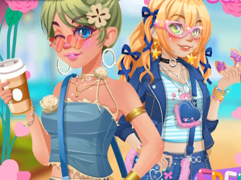 Gêm Girly yn Denim  ar-lein