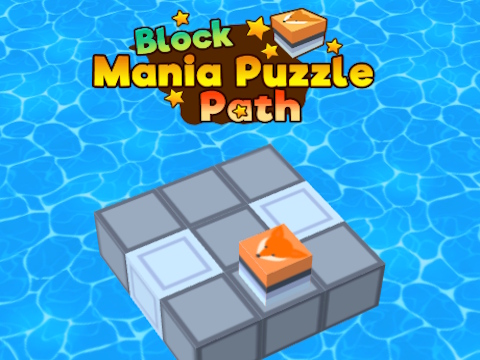 Gêm Llwybr Pos Mania Bloc  ar-lein