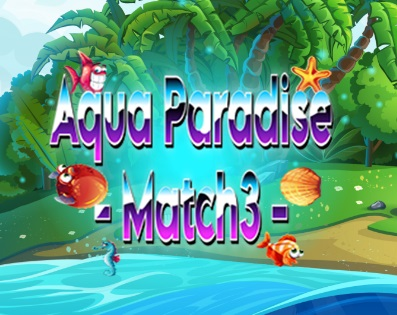 Gêm Paradwys Aqua - Match3  ar-lein