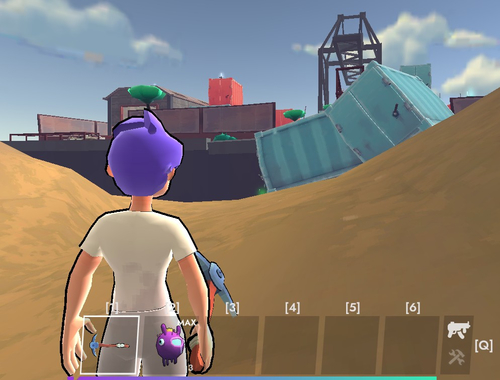 Gêm FortZone Battle Royale ar-lein