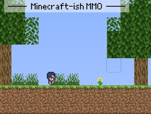Gêm Minecraft-ish MMO ar-lein