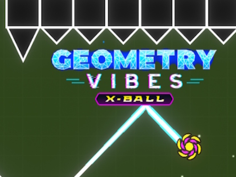Gêm Mae geometreg yn dirgrynu X-ball  ar-lein