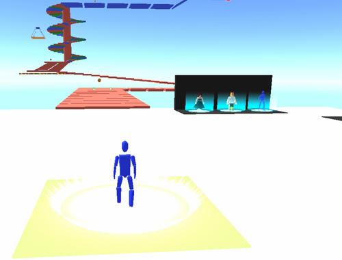Gêm Hawdd Obby Parkour  ar-lein
