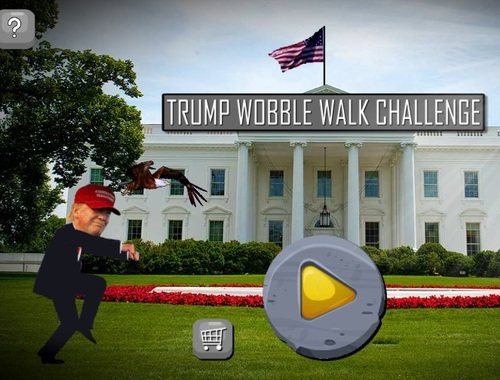 Gêm Her Cerdded Wobble Trump  ar-lein