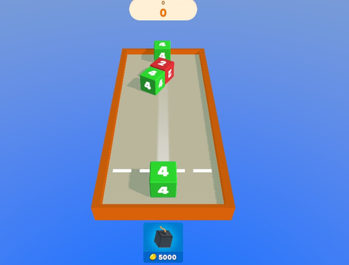 Gêm Uno ciwbiau 2048 3d  ar-lein